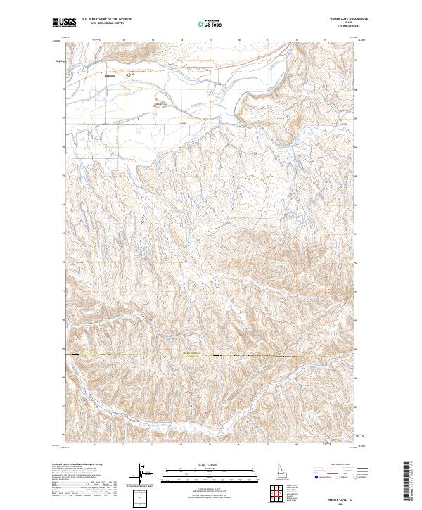 Weiser Cove, ID — USGS 7.5-minute topo (2024)