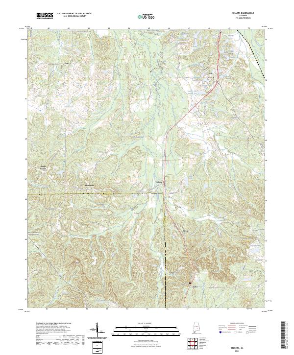 Sellers, AL — USGS 7.5-minute topo (2024)
