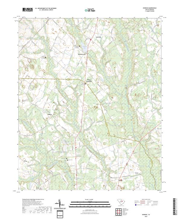Oswego, SC — USGS 7.5-minute topo (2024)