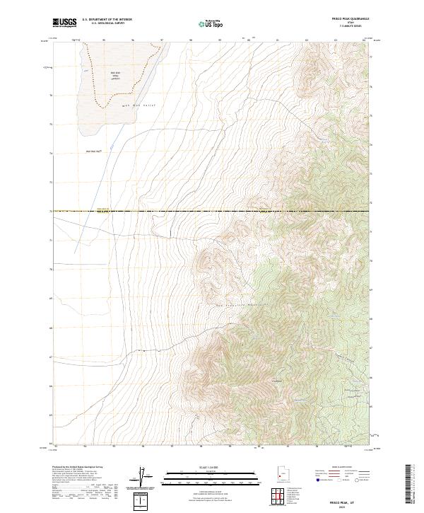 Frisco Peak, UT — USGS 7.5-minute topo (2023)