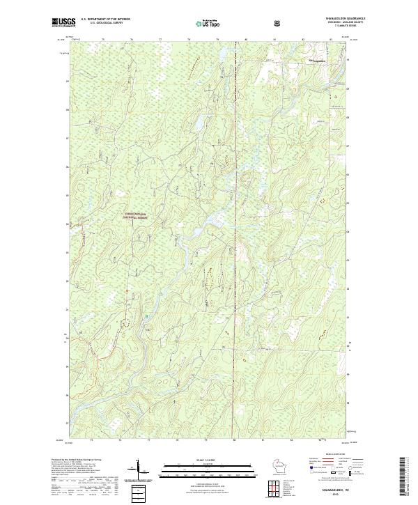 Shanagolden, WI — USGS 7.5-minute topo (2022)