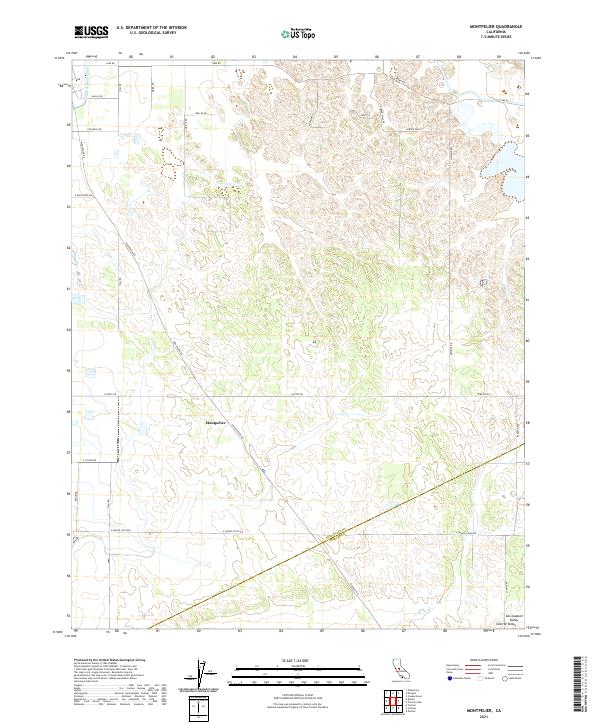 Montpelier, CA — USGS 7.5-minute topo (2021)