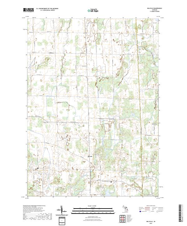 Millville, MI — USGS 7.5-minute topo (2023)