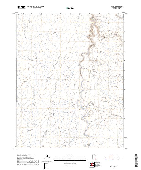 Oljato NE, UT — USGS 7.5-minute topo (2023)