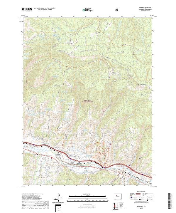 Edwards, CO — USGS 7.5-minute topo (2022)