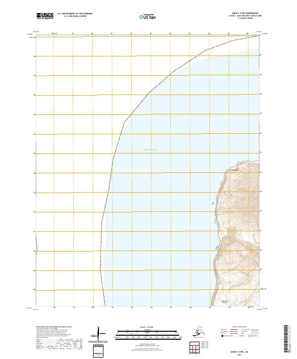Adak C-4 NW, AK — USGS 7.5-minute topo (2021)