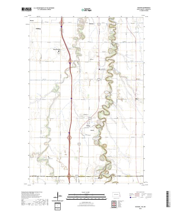 Hickson, ND-MN — USGS 7.5-minute topo (2024)