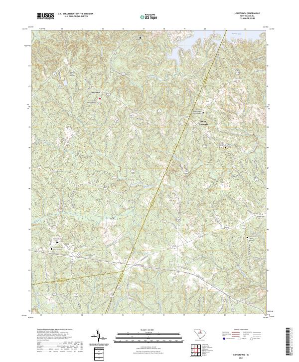 Longtown, SC — USGS 7.5-minute topo (2024)