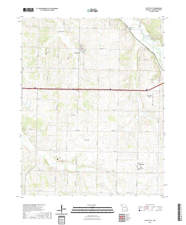 Stotts City, MO — USGS 7.5-minute topo (2021)