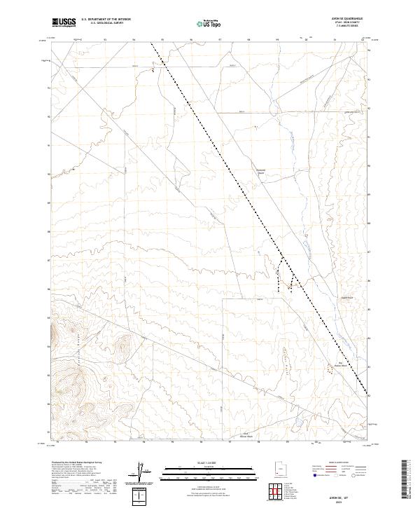 Avon SE, UT — USGS 7.5-minute topo (2023)