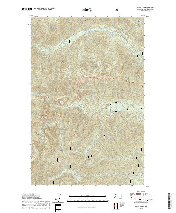 Mount Jupiter, WA — USGS 7.5-minute topo (2023)