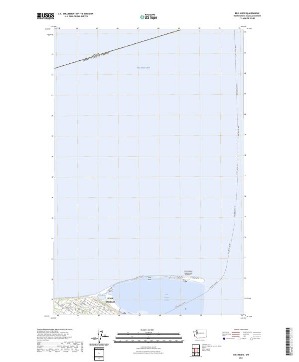 Ediz Hook, WA — USGS 7.5-minute topo (2023)