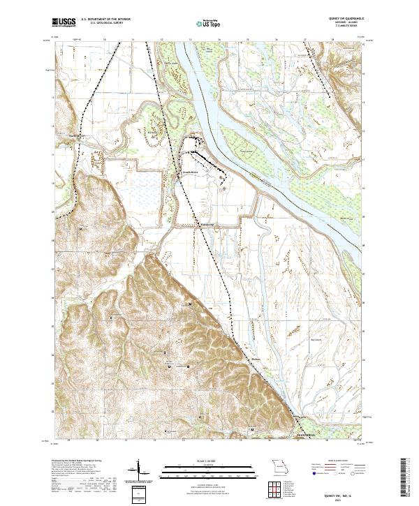 Quincy SW, MO-IL — USGS 7.5-minute topo (2021)