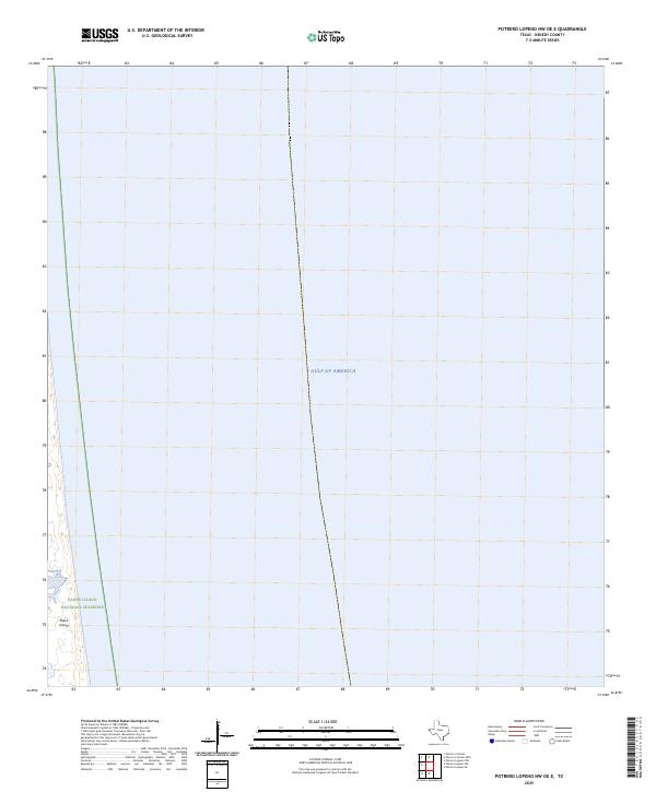 Potrero Lopeno NW OE E, TX — USGS 7.5-minute topo (2025)
