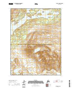 Iliamna B-4 NE, AK — USGS 7.5-minute topo (2018)