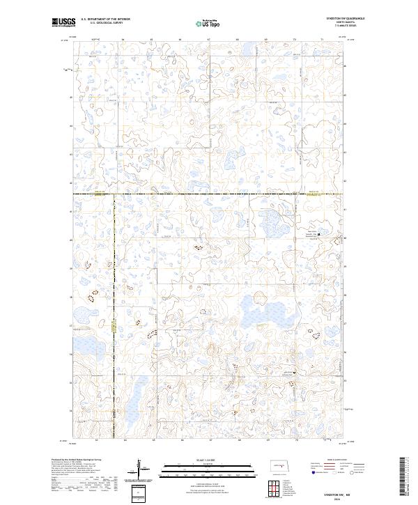 Sykeston SW, ND — USGS 7.5-minute topo (2024)