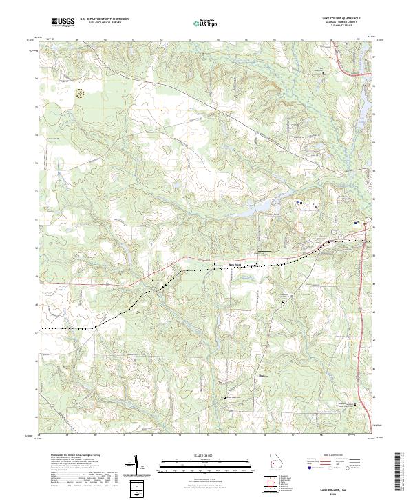 Lake Collins, GA — USGS 7.5-minute topo (2024)