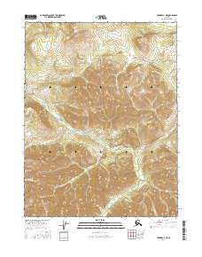 Hughes D-1 NE, AK — USGS 7.5-minute topo (2016)