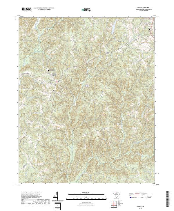 Sharon, SC — USGS 7.5-minute topo (2024)