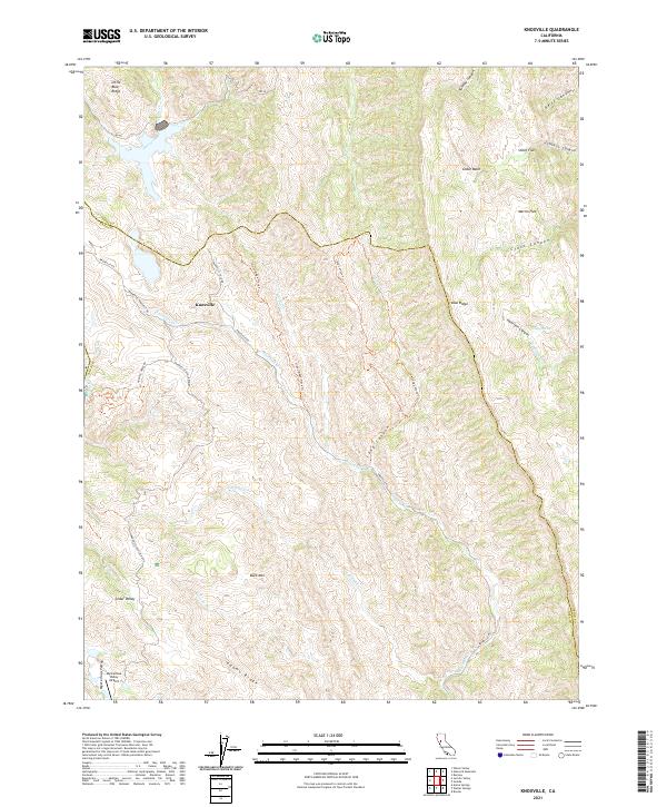 Knoxville, CA — USGS 7.5-minute topo (2021)