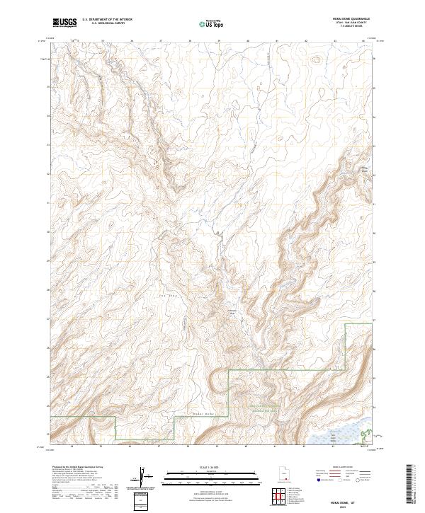 Nokai Dome, UT — USGS 7.5-minute topo (2023)