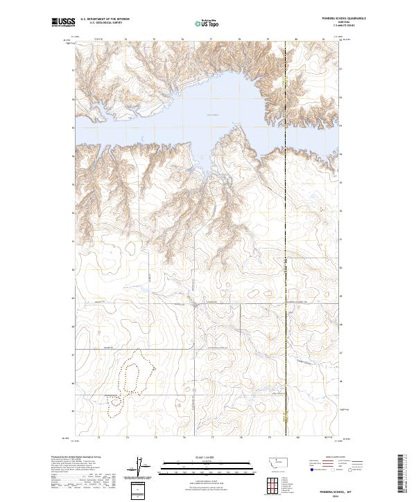Pondera School, MT — USGS 7.5-minute topo (2024)
