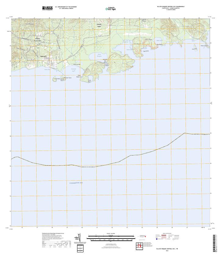 Isla De Vieques Central OE S, PR — USGS 7.5-minute topo (2024)