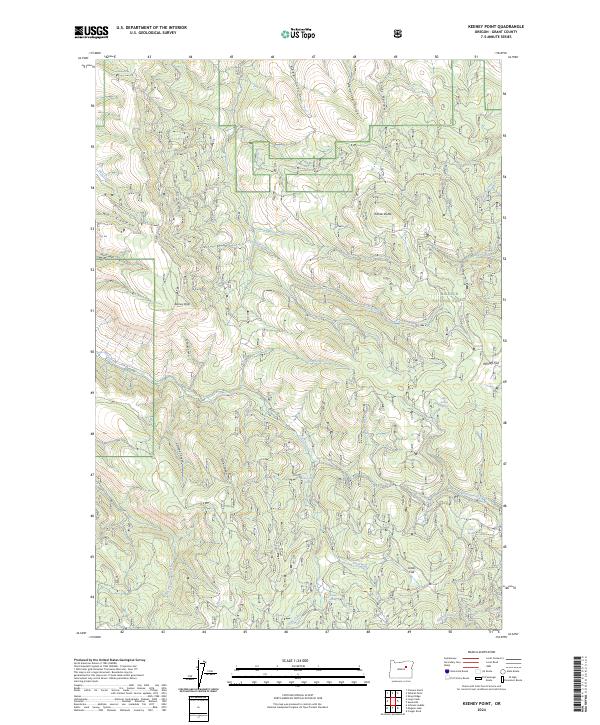 Keeney Point, OR — USGS 7.5-minute topo (2024)