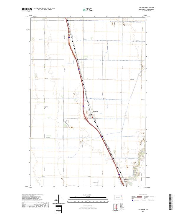 Argusville, ND — USGS 7.5-minute topo (2024)