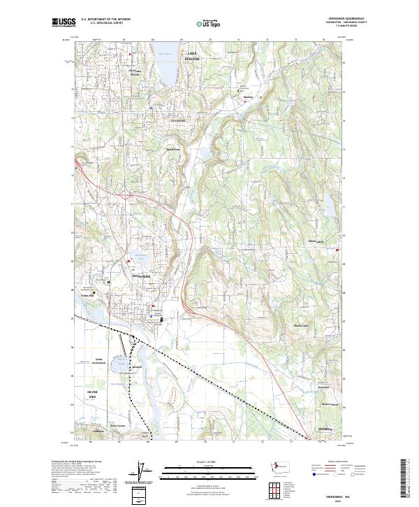 Snohomish, WA — USGS 7.5-minute topo (2023)