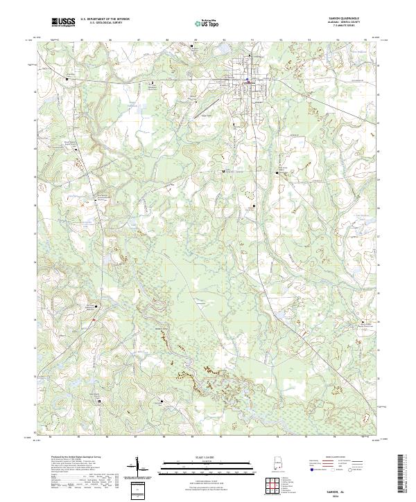 Samson, AL — USGS 7.5-minute topo (2024)