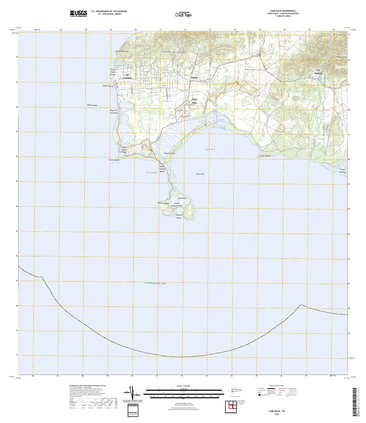Cabo Rojo, PR — USGS 7.5-minute topo (2024)