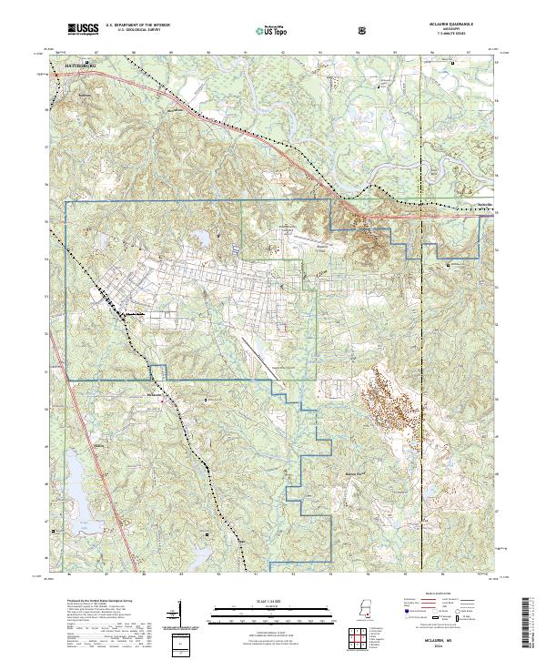 McLaurin, MS — USGS 7.5-minute topo (2024)