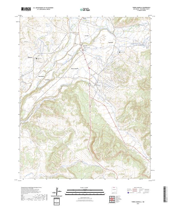 Tierra Amarilla, NM — USGS 7.5-minute topo (2023)