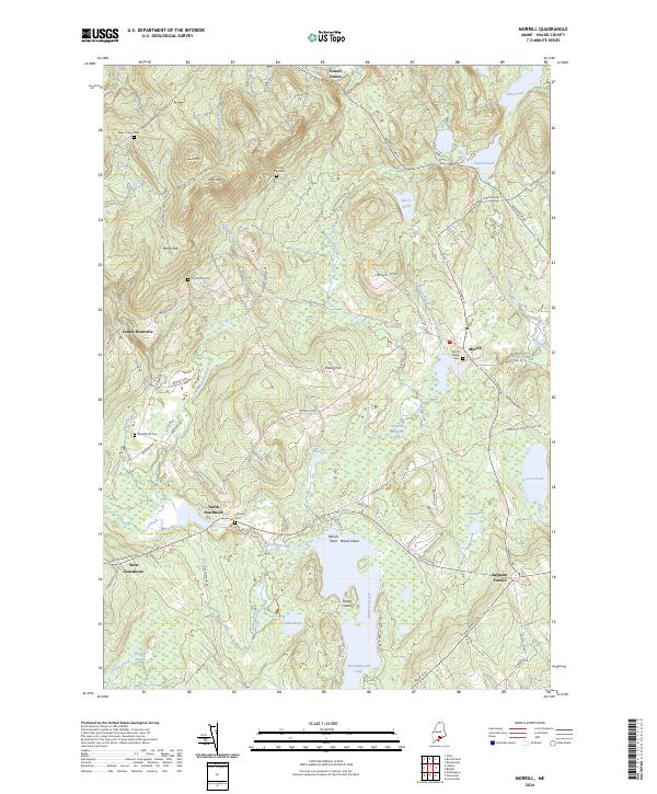 Morrill, ME — USGS 7.5-minute topo (2024)