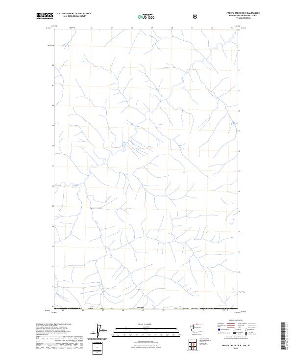 Frosty Creek OE N, WA-BC — USGS 7.5-minute topo (2023)