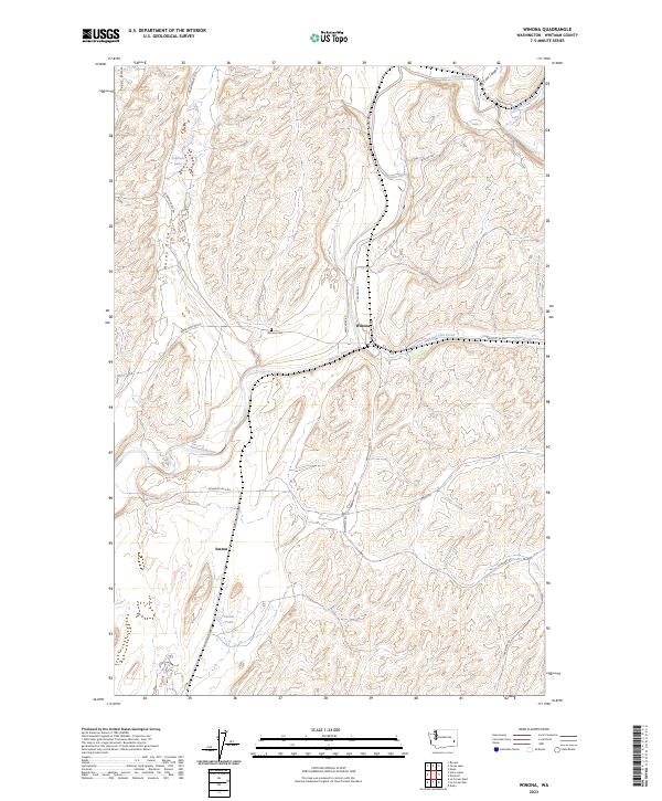 Winona, WA — USGS 7.5-minute topo (2023)