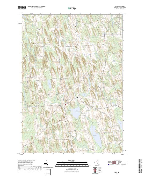 Cato, NY — USGS 7.5-minute topo (2023)