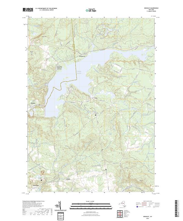 Hinckley, NY — USGS 7.5-minute topo (2023)