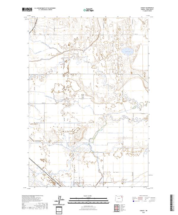 Conley, OR — USGS 7.5-minute topo (2023)