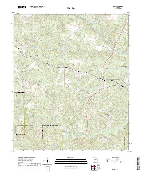 Rupert, GA — USGS 7.5-minute topo (2024)