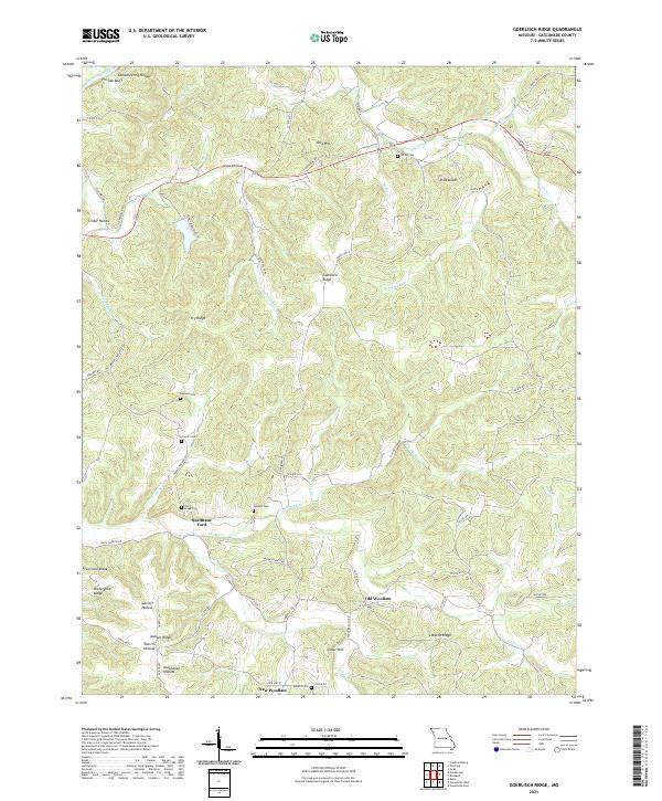 Goerlisch Ridge, MO — USGS 7.5-minute topo (2021)