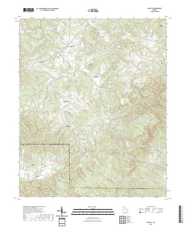 Ludville, GA — USGS 7.5-minute topo (2024)