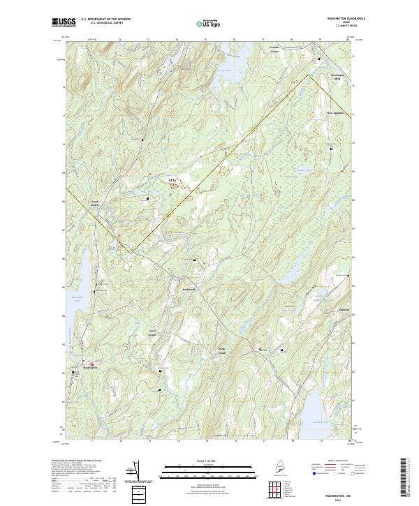 Washington, ME — USGS 7.5-minute topo (2024)