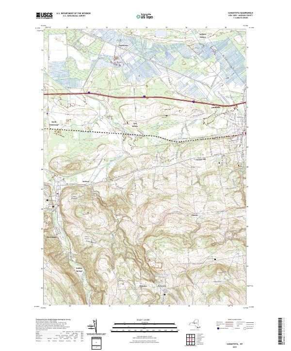 Canastota, NY — USGS 7.5-minute topo (2023)