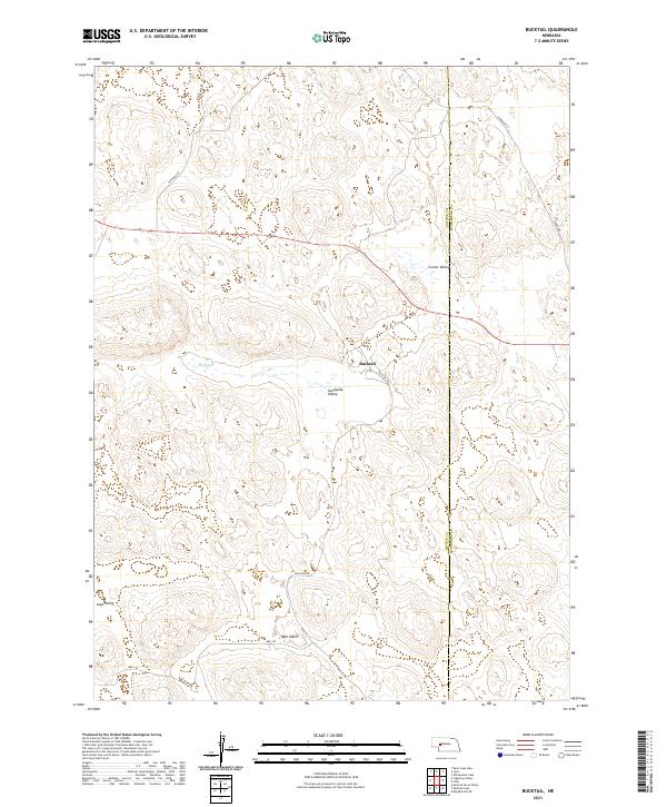 Bucktail, NE — USGS 7.5-minute topo (2021)