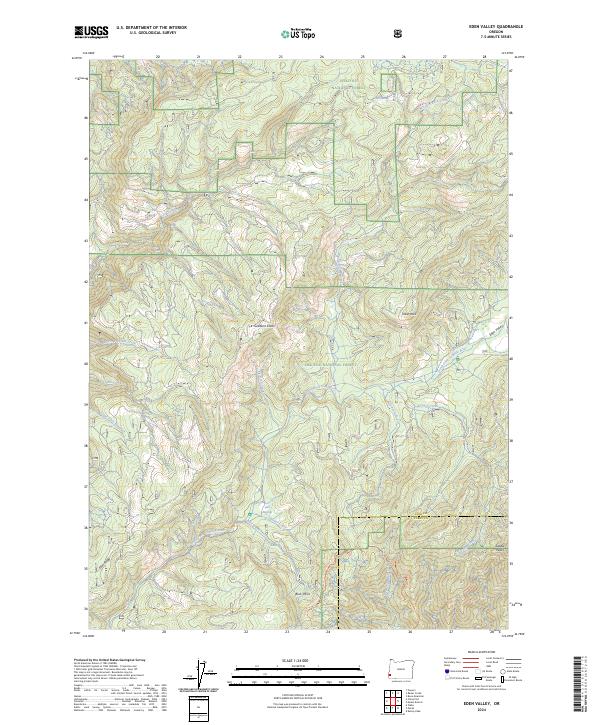 Eden Valley, OR — USGS 7.5-minute topo (2024)