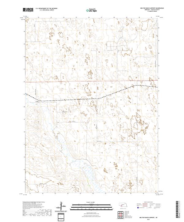 Melton Ranch Airport, NE — USGS 7.5-minute topo (2021)