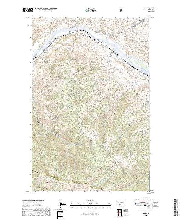 Perma, MT — USGS 7.5-minute topo (2024)