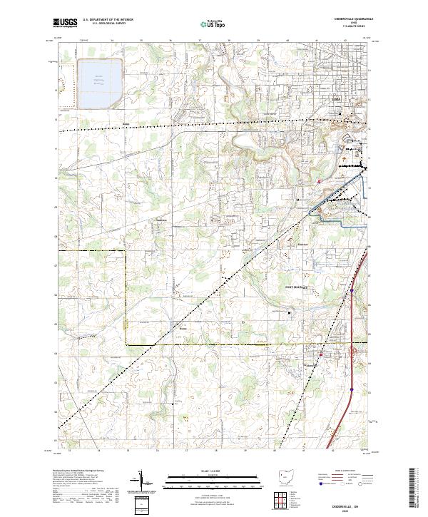 Cridersville, OH — USGS 7.5-minute topo (2023)